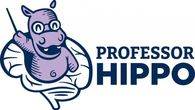 Professor Hippo logo.