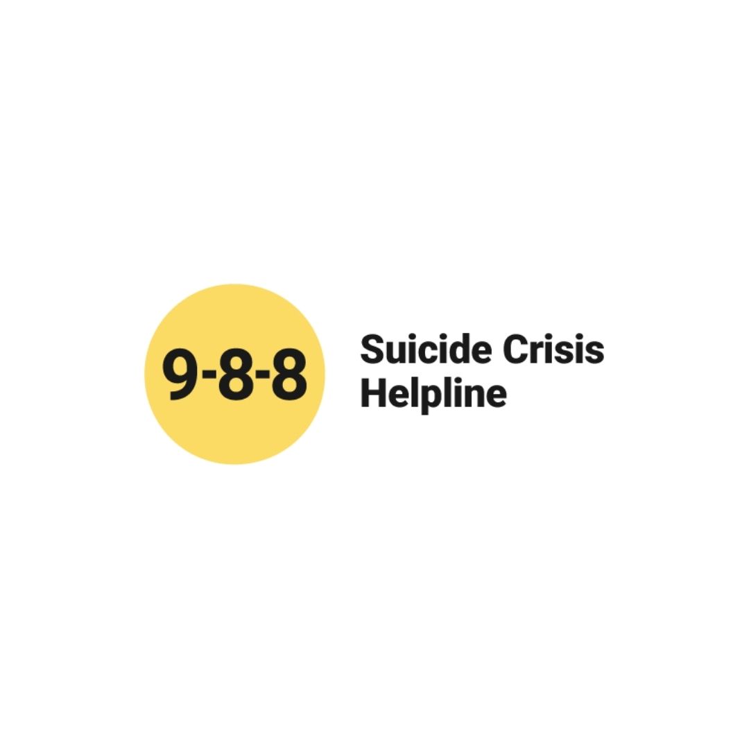 9-8-8 Suicide Crisis Helpline logo.