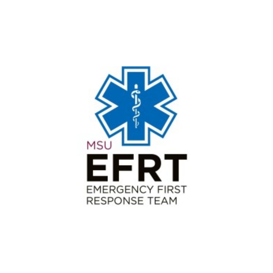 MSU Emergency First Response Team (EFRT) logo.