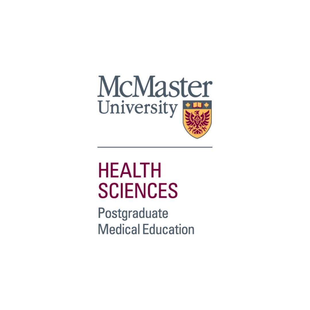 McMaster Health Sciences Postgraduate Medical Education logo.