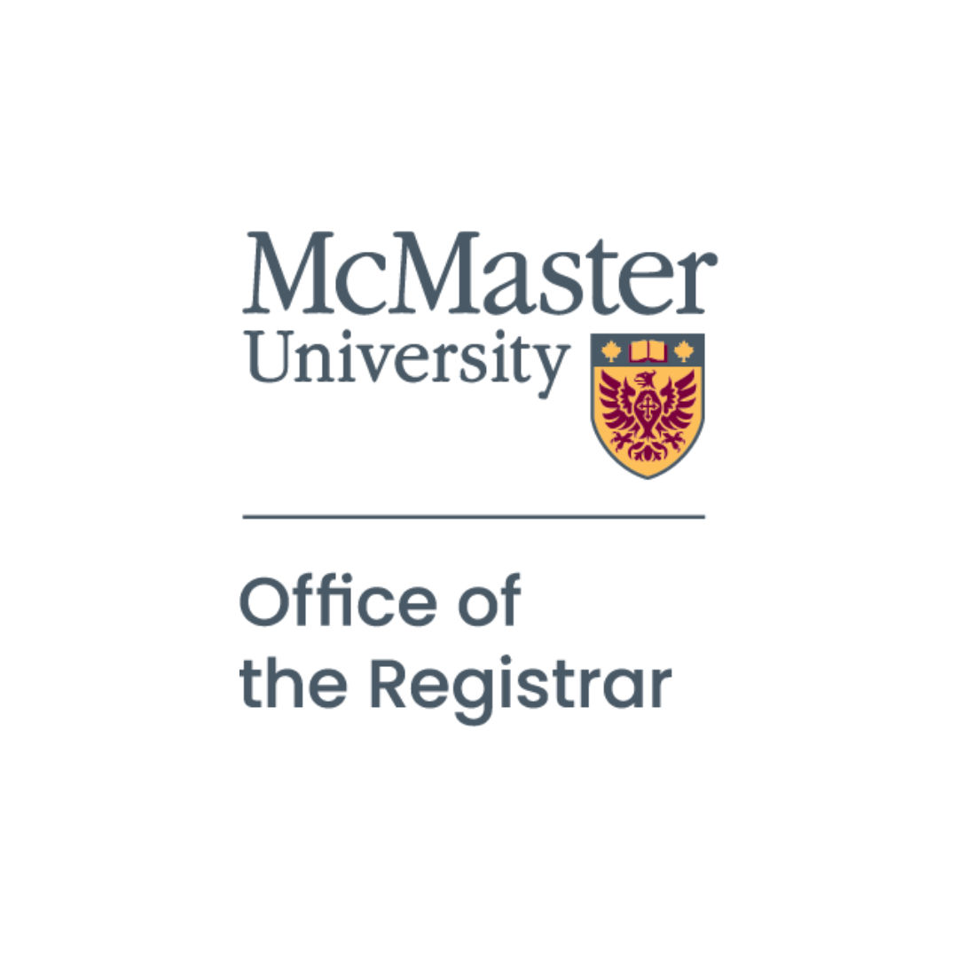 McMaster Office of the Registrar logo.