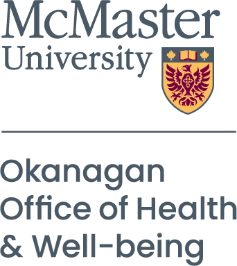 McMaster Okanagan Office of Health & Well-being logo.