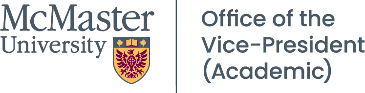 McMaster Office of the Vice-President (Academic) logo.