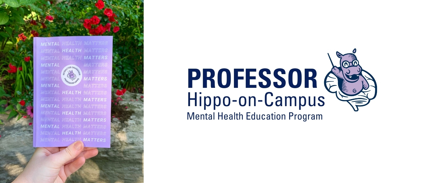 Professor Hippo-on-Campus Mental Health Education Program.